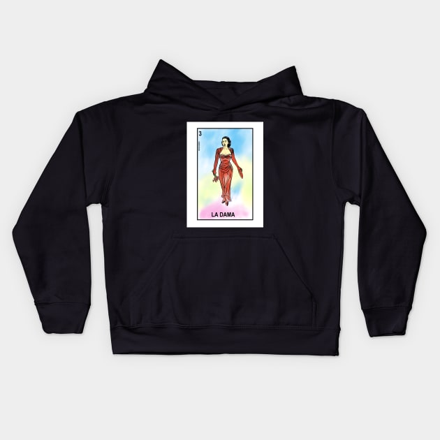 La Dama Loteria Fright Night Kids Hoodie by DougSQ